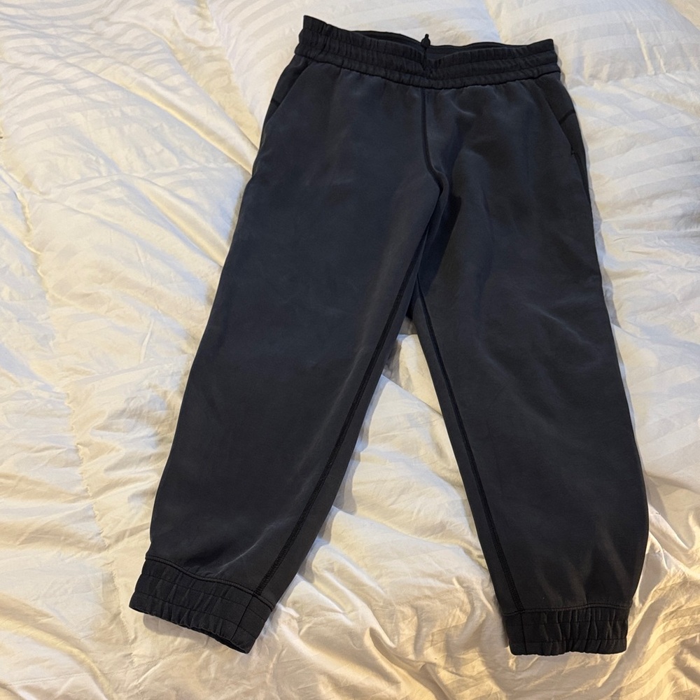 Lululemon size 8 Softstreme jogger. Charcoal grey color. Very good condition